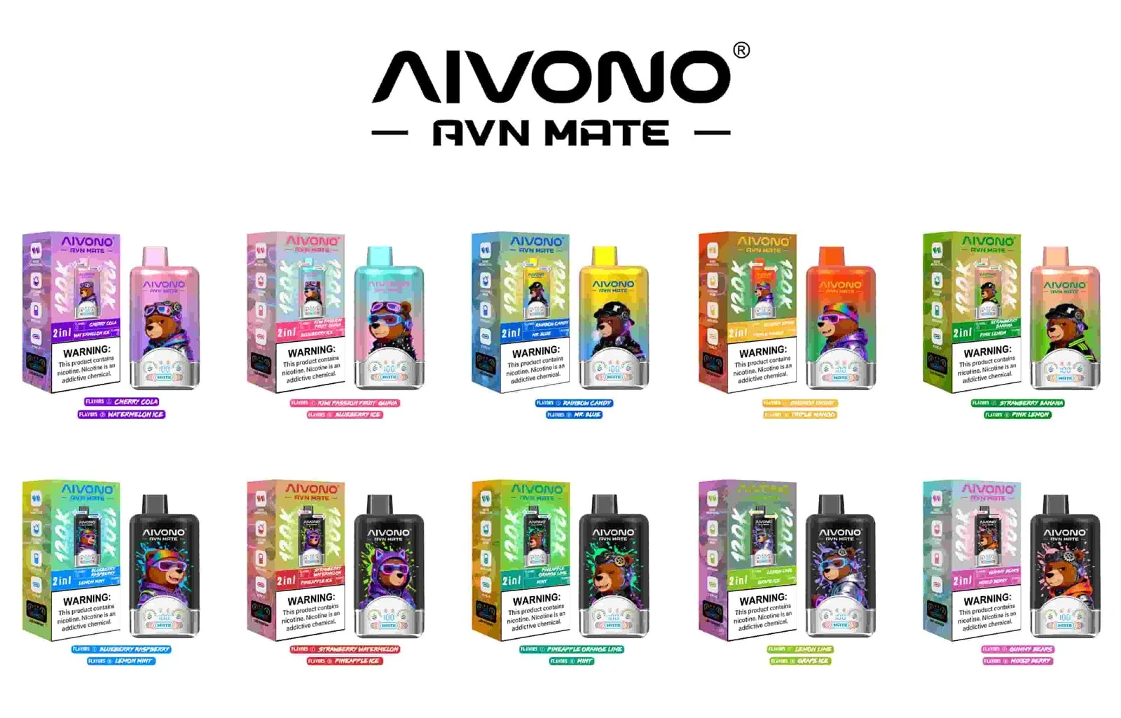 Aivono Avn 120K Puffs 120K2 1 Aivono Avn 120K Puffs 120K2 1